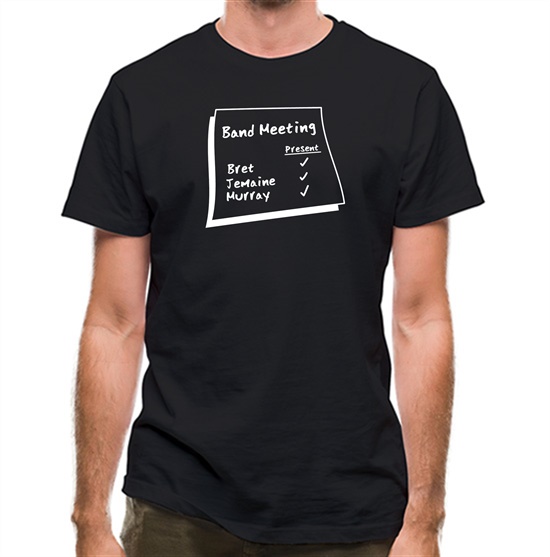 Band Meeting t-shirts