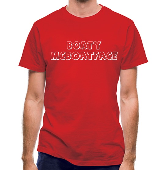 Boaty McBoatface t-shirts