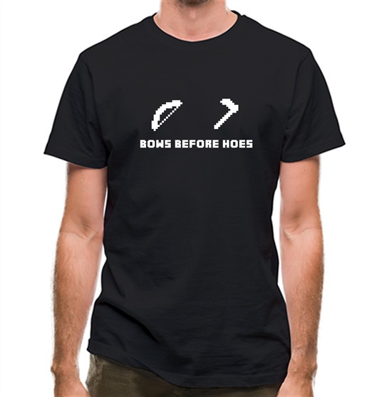 Bows Before Hoes t-shirts