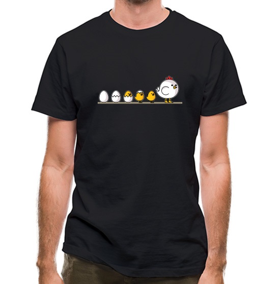 Evolution Of Chicken t-shirts