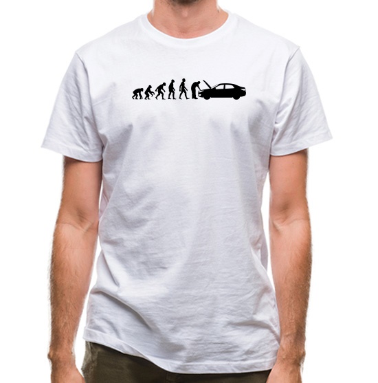 Evolution Of Man Car Mechanic t-shirts