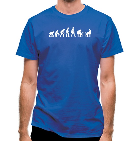 Evolution Of Man Chess t-shirts