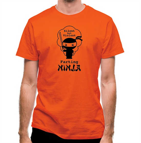Farting Ninja t-shirts