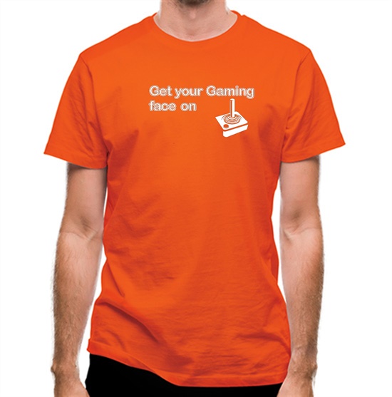 Get Your Gaming Face On t-shirts