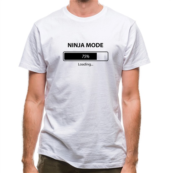 Ninja Mode Loading t-shirts