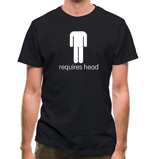 Requires Head t-shirts