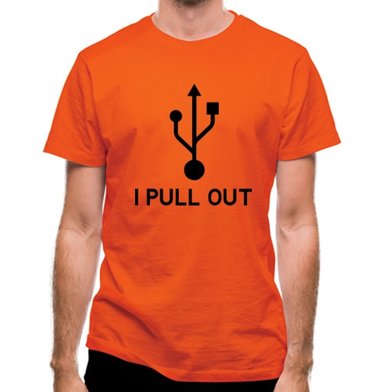 USB I Pull Out t-shirts