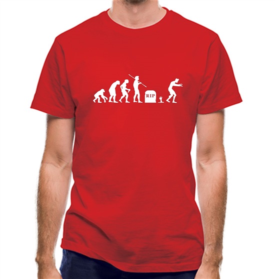 Zombie Evolution t-shirts