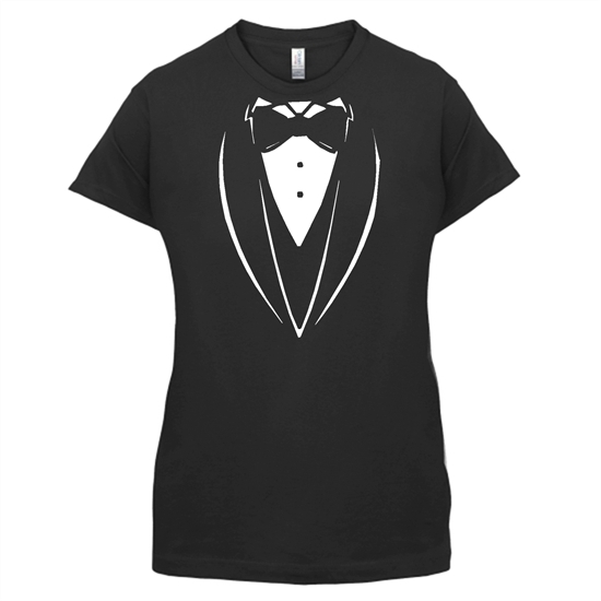 Tuxedo t-shirts for ladies