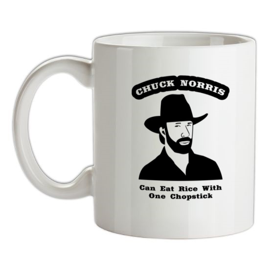 Chuck Norris Can Eat Rice With One Chopstick t-shirts