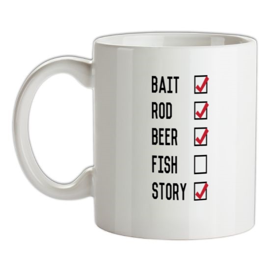 Fishing Checklist t-shirts