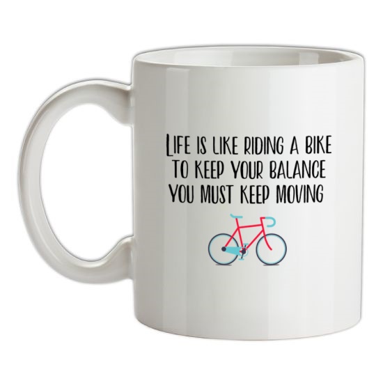 Life Is Like Riding A Bike t-shirts