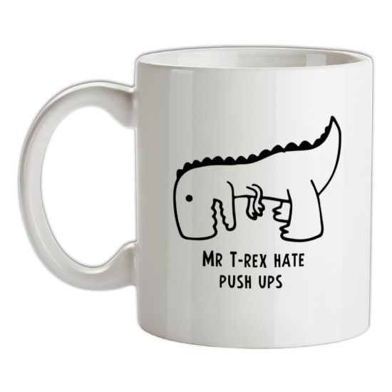 Mr T-Rex Hate Push Ups t-shirts