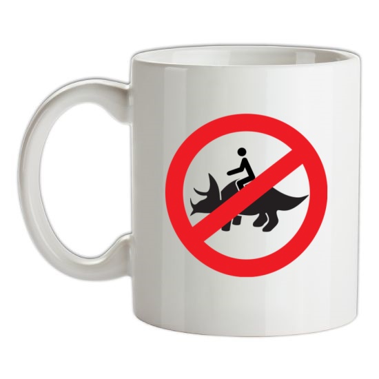 No Dinosaur Riding t-shirts