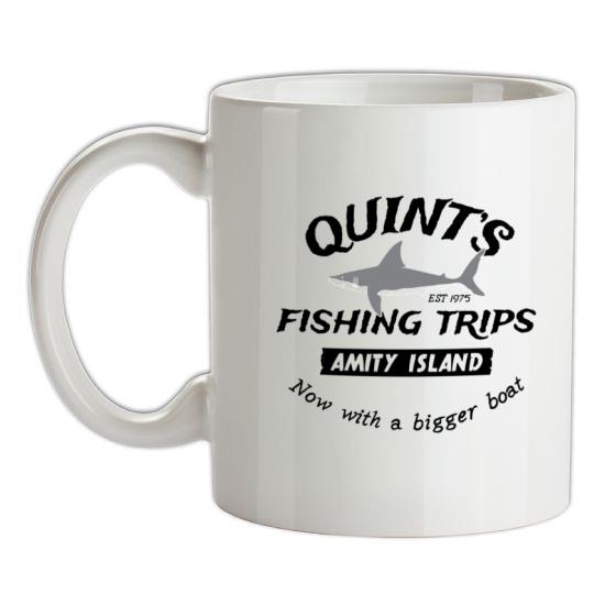 Quint's Fishing Trips - Amity Island t-shirts
