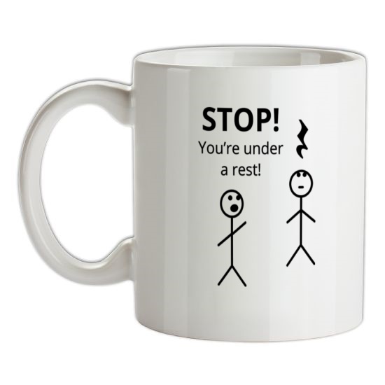 Stop! You're Under a Rest t-shirts