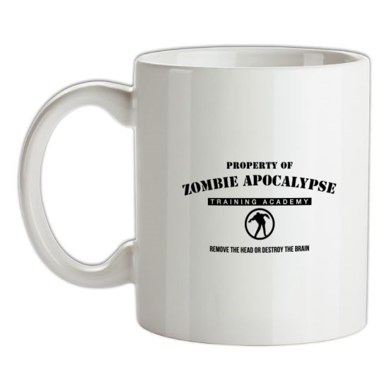 zombie apocalypse training academy t-shirts