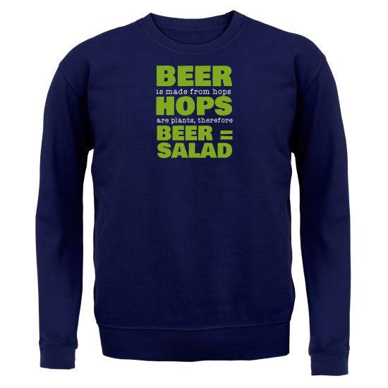 Beer Equals Salad Jumpers