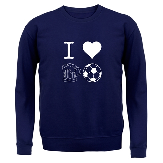 I Heart Beer and Football Jumpers