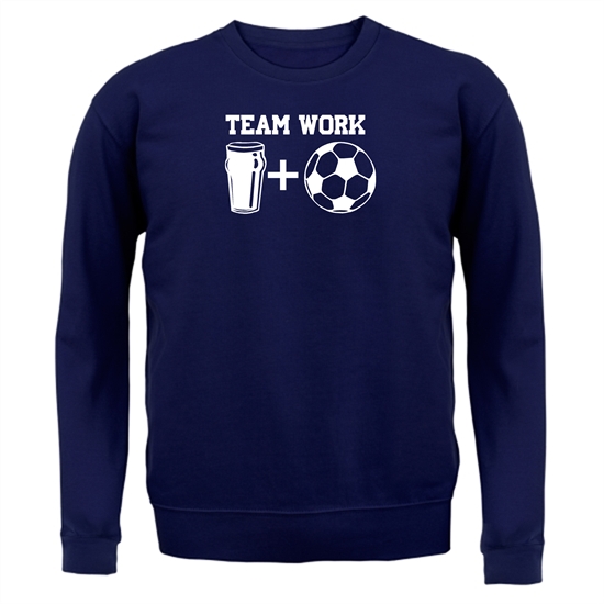 Teamwork, beer and football Jumpers