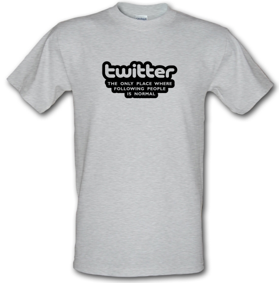 Twitter The Only Place Where Following People Is Normal T-Shirts for Kids