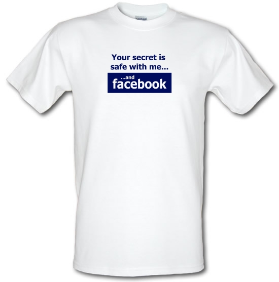 Your Secret Is Safe With Me And Facebook T-Shirts for Kids