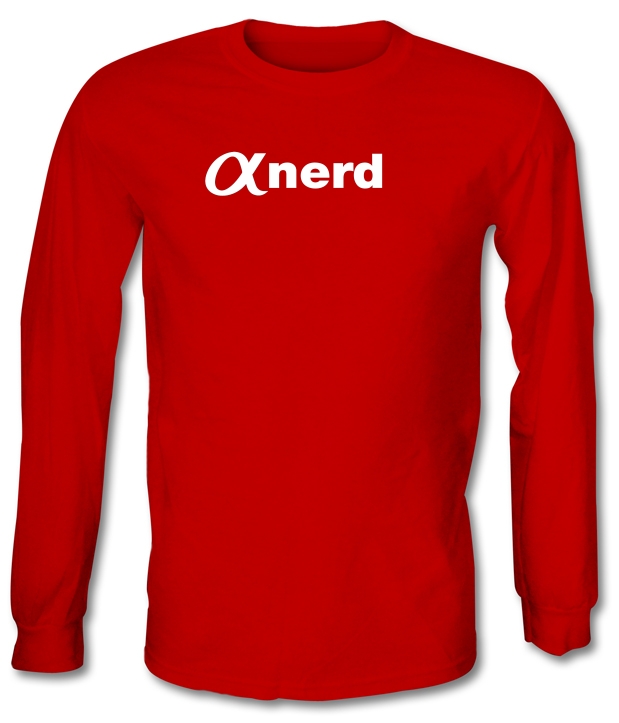 Alpha Nerd Long Sleeve T-Shirts