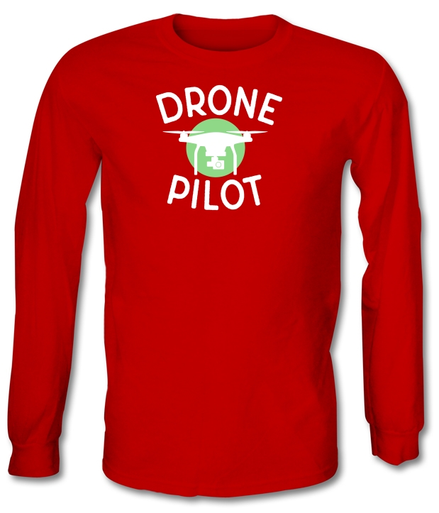 Drone Pilot Long Sleeve T-Shirts
