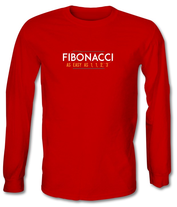 Fibonacci Long Sleeve T-Shirts