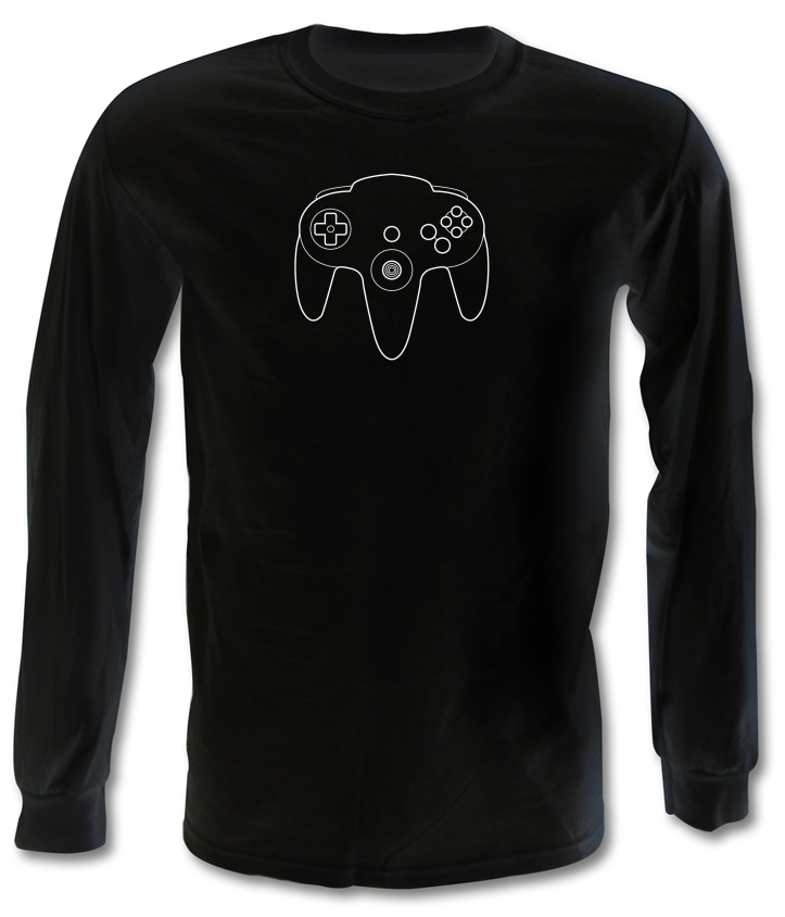 N64 Joypad Long Sleeve T-Shirts