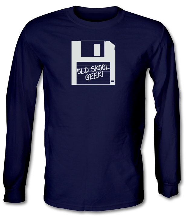 Old School Geek Long Sleeve T-Shirts