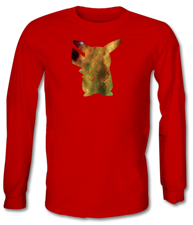 Pika-Galaxy Long Sleeve T-Shirts