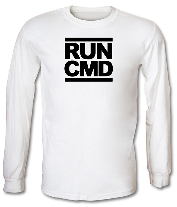 RUN CMD Long Sleeve T-Shirts
