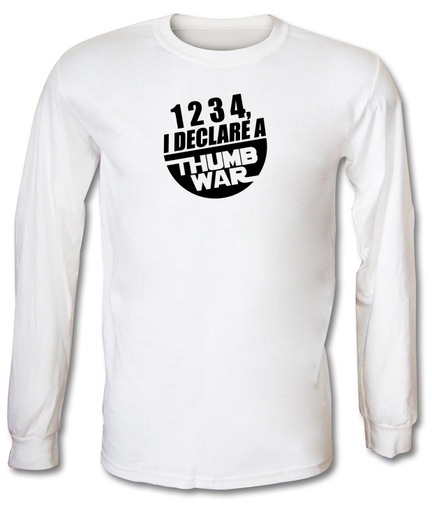 1234, I Declare A Thumb War Long Sleeve T-Shirts