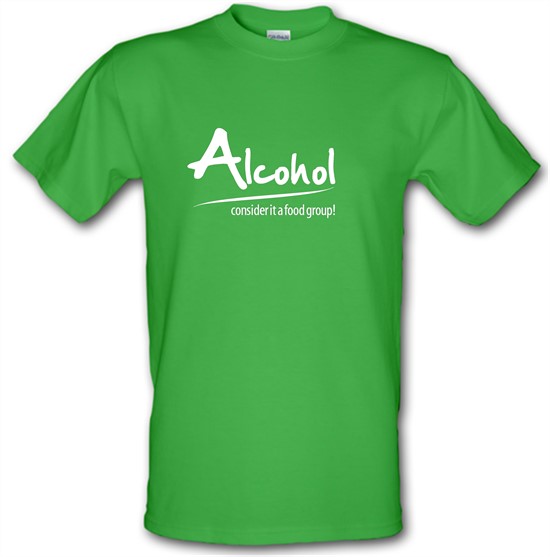 Alcohol - consider it a food group t-shirts