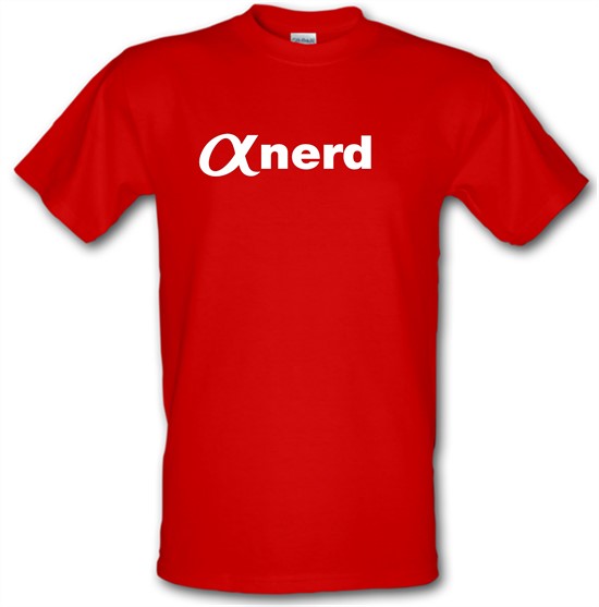 Alpha Nerd t-shirts