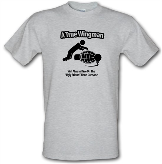 A True Wingman t-shirts