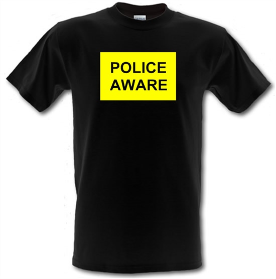 Police aware t-shirts