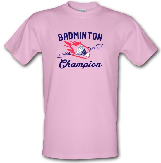 Badminton Champion t-shirts