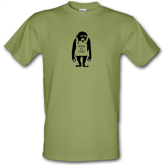 Banksy Keep It Real t-shirts