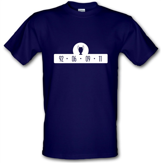 Barcelona European Champions t-shirts