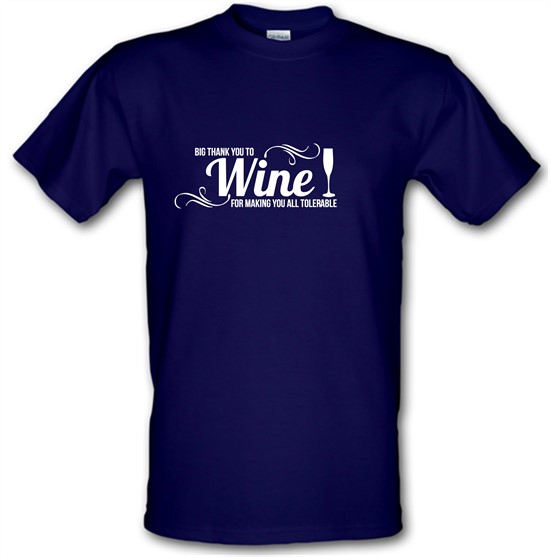 Big thank you to Wine for making you all tolerable t-shirts