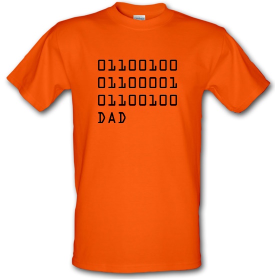 Binary Dad t-shirts