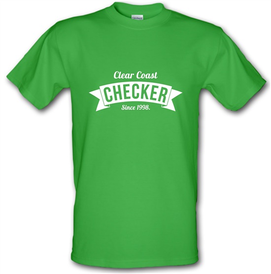 Clear Coast Checker t-shirts