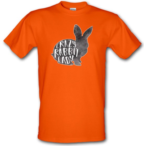 Crazy Rabbit Lady t-shirts