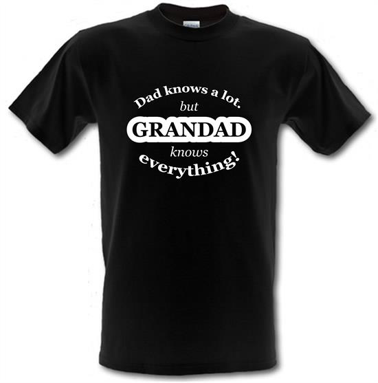 Dad Knows A Lot But Grandad Knows Everything t-shirts