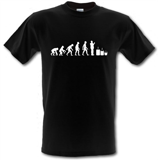 Evolution Of Man Homebrew t-shirts