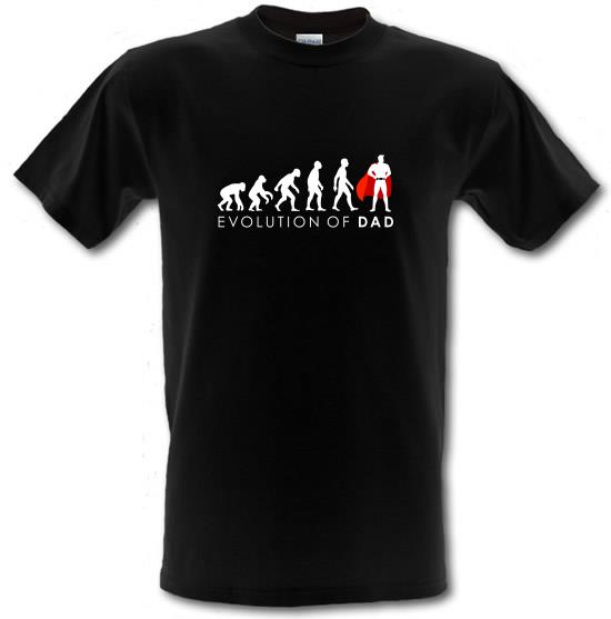 Evolution Of Dad t-shirts