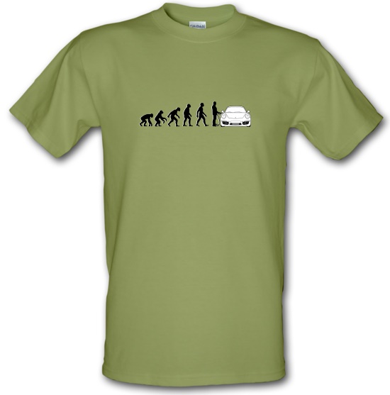 Evolution Of Man 996 Driver t-shirts