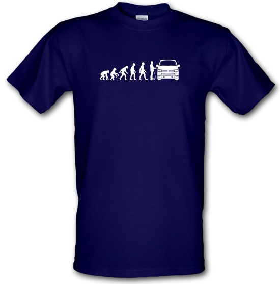 Evolution of Man T5 Campervan t-shirts
